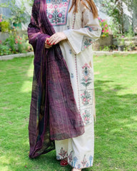 Naz Embroidered - 2 pieces - Stylosefashion