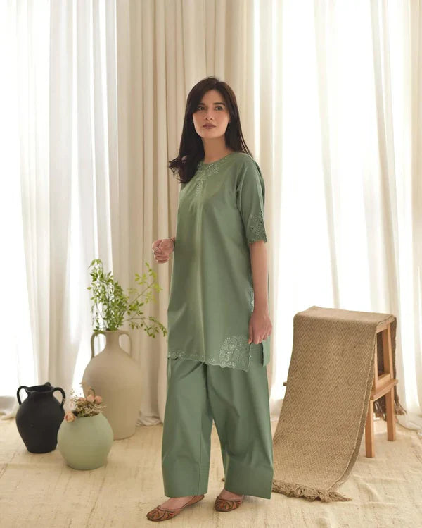 AIRA 3PC ( FARSHI SHALWAR ) - Stylosefashion