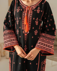 AJAL EMBROIDED 3PC - Stylosefashion