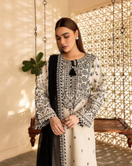 Arfa Embroidered Stitched 3pcs - Stylosefashion