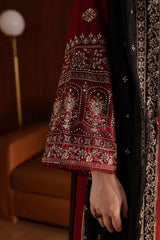 Lal pari Embroidered 3pc - Stylosefashion