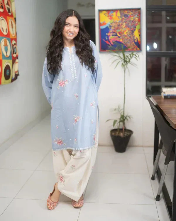 FIZA LAWN 2PC - Stylosefashion