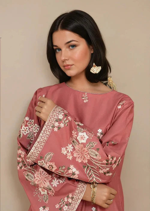 Fabeha Embroidered - 2 pieces - Stylosefashion