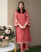 Fabeha Embroidered - 2 pieces - Stylosefashion