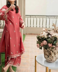 Fabeha Embroidered - 2 pieces - Stylosefashion