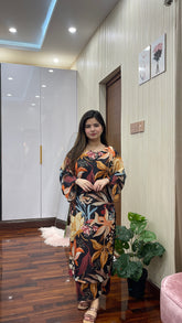 Floral Print Co-Ord Set - Stylosefashion