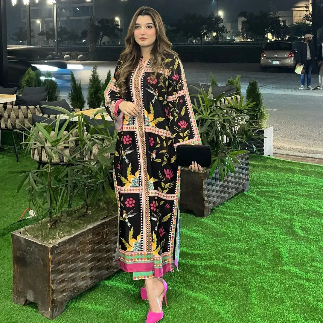 GUL BAHAAR CORD SET 2PC - Stylosefashion