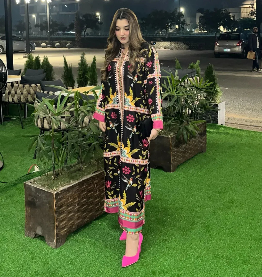 GUL BAHAAR CORD SET 2PC - Stylosefashion