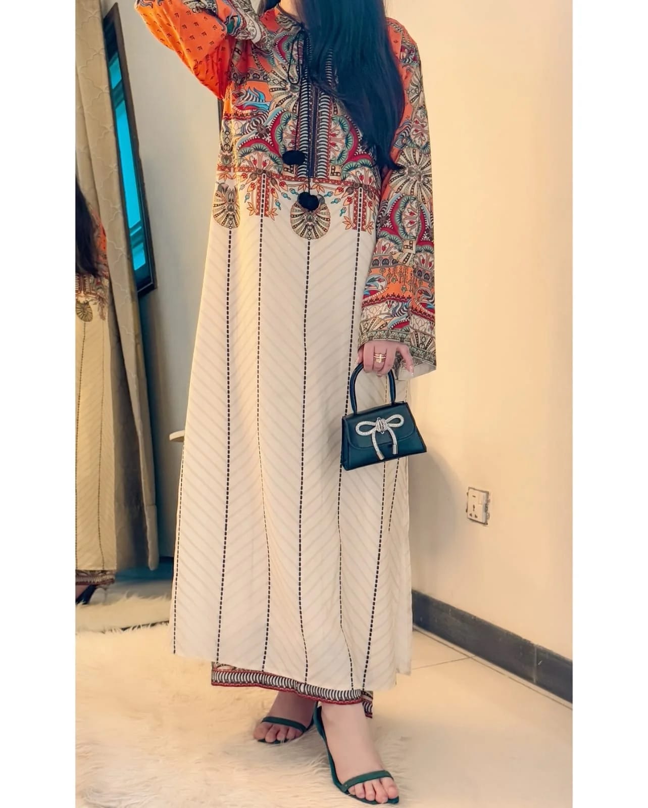 HIRA – Digital Print Stitched 2-Piece - Stylosefashion