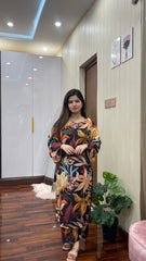 Floral Print Co-Ord Set - Stylosefashion