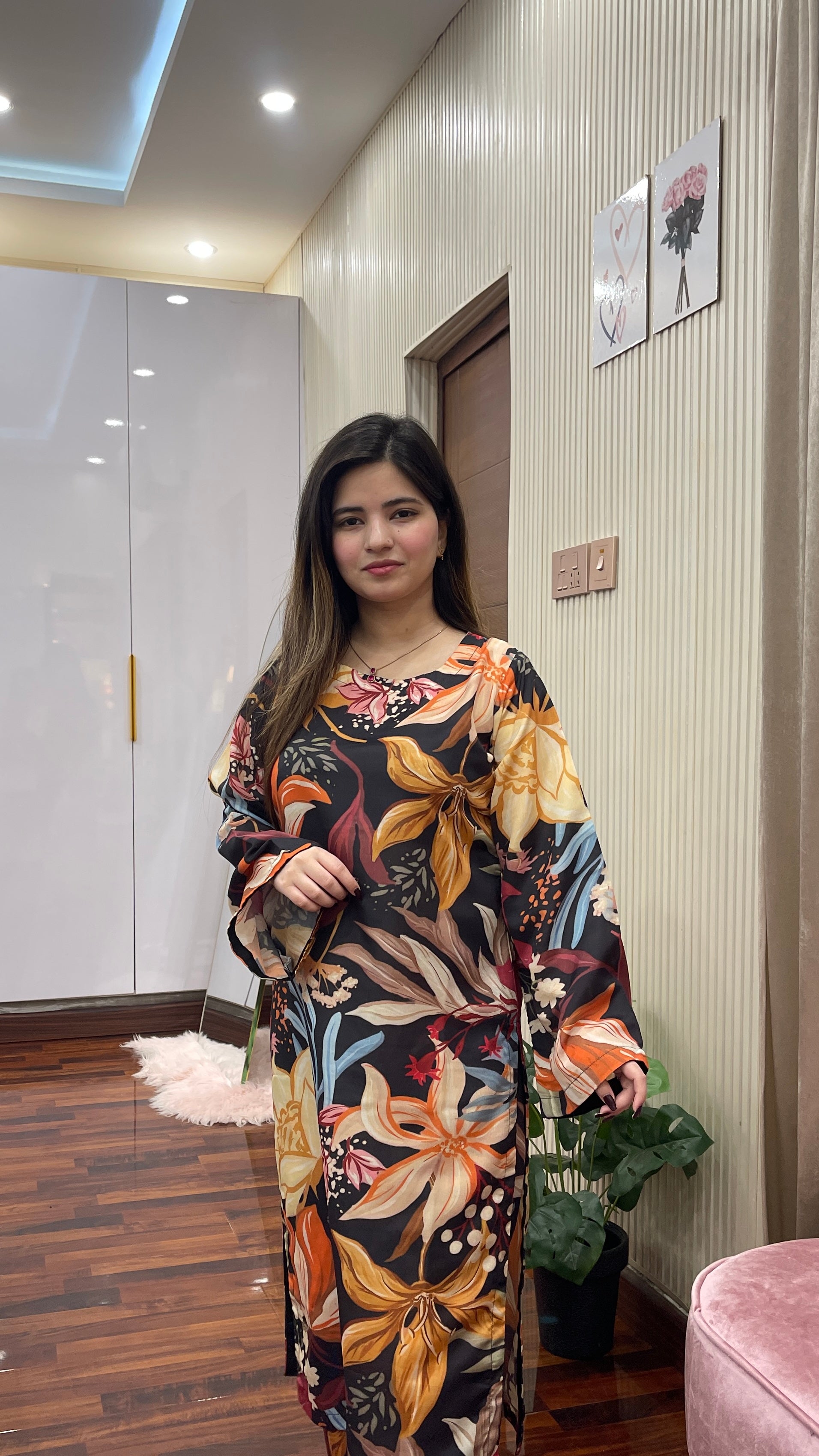 Floral Print Co-Ord Set - Stylosefashion