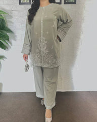 JENIFER EMB CO-ORD SET - Stylosefashion