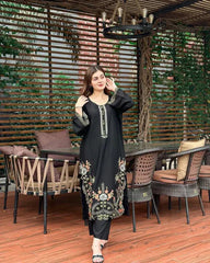 LIA LAWN EMB CUTWORK 2PC - Stylosefashion
