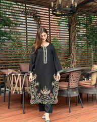 LIA LAWN EMB CUTWORK 2PC - Stylosefashion