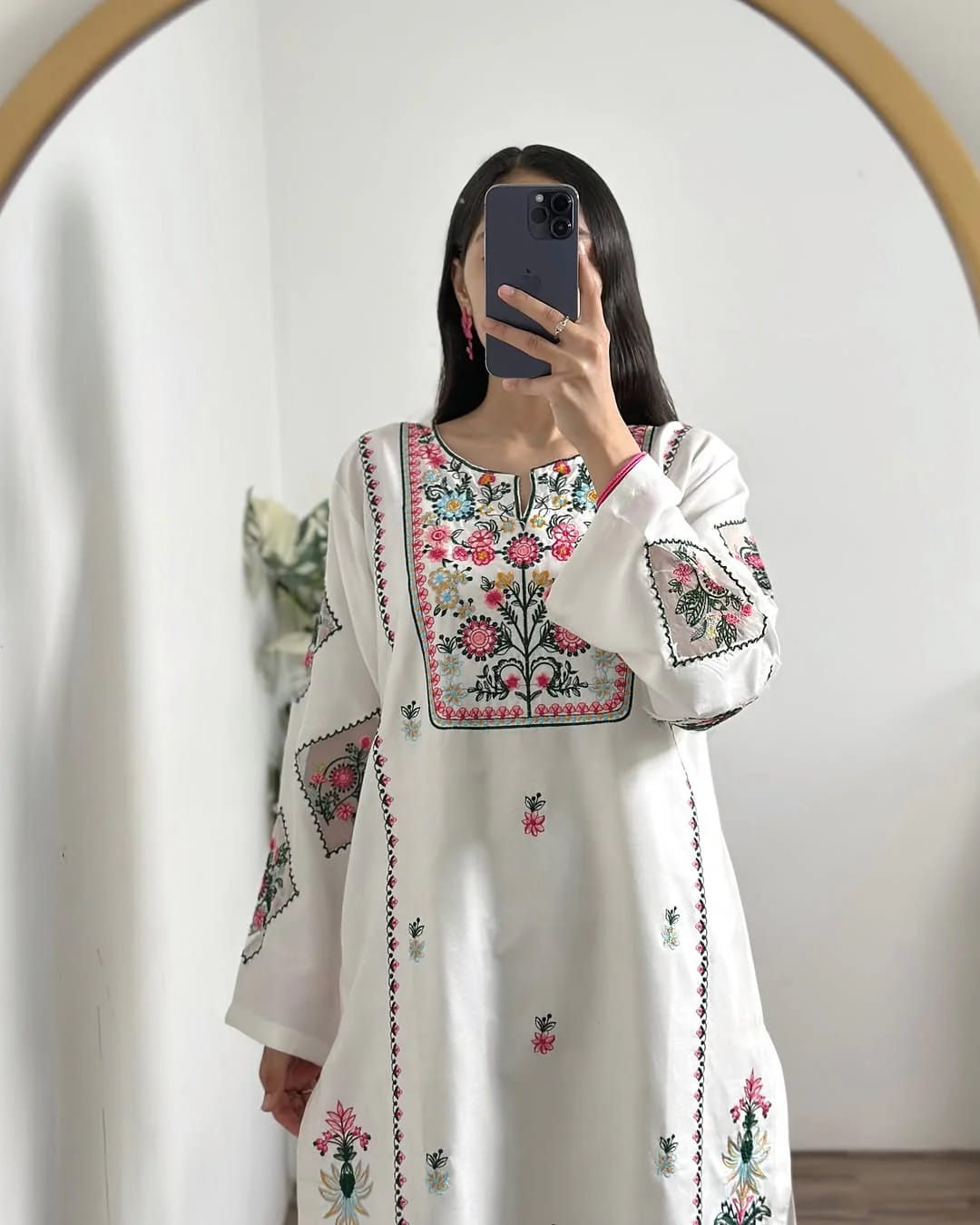 Naz Embroidered - 2 pieces - Stylosefashion