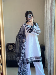 SILVIRA 3PC ( SACLIP DAMAN ) - Stylosefashion