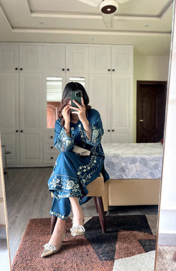 SEHAR ZINK EMB 2PC - Stylosefashion