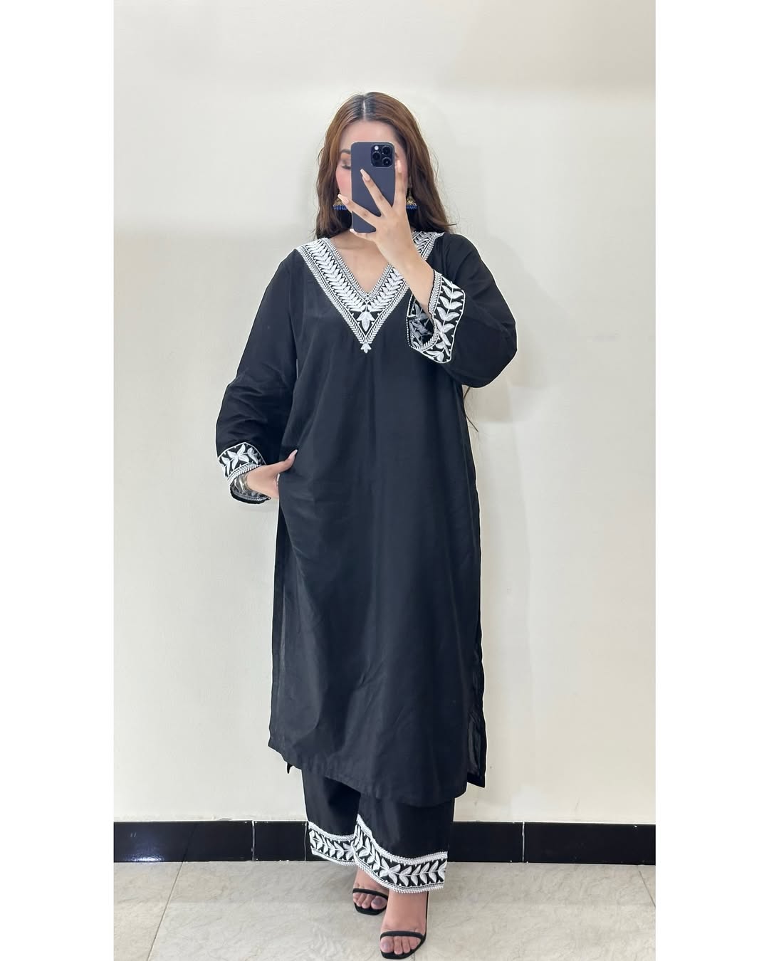 WARDA EMB 2pc - Stylosefashion