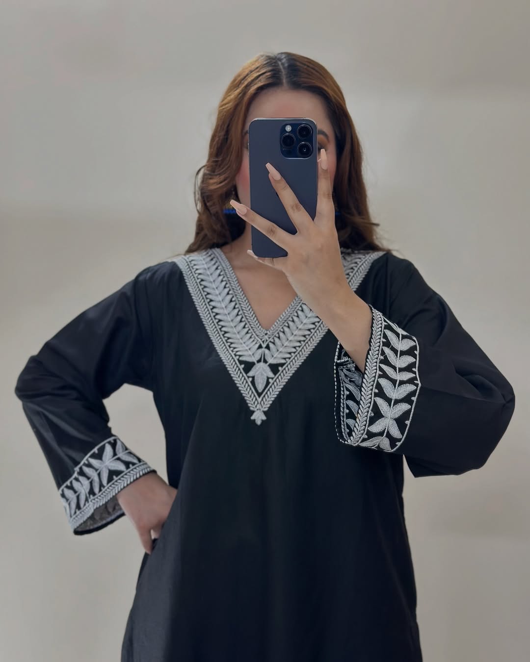 WARDA EMB 2pc - Stylosefashion