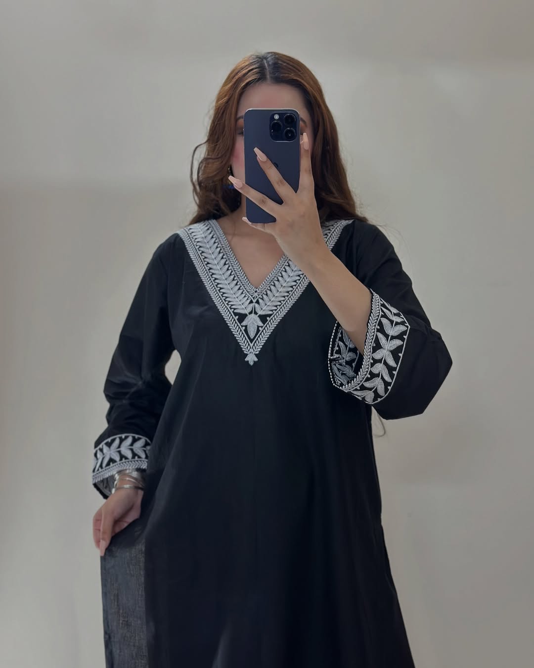 WARDA EMB 2pc - Stylosefashion