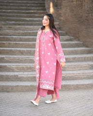 NAZNEEN EMBROIDERY 3PC - Stylosefashion