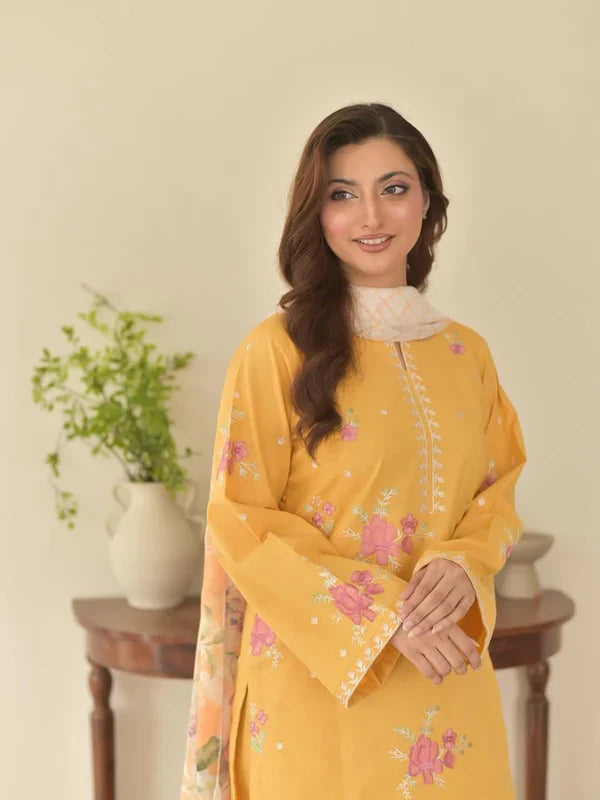 SUNAINA 3PC ( FARSHI SHALWAR ) - Stylosefashion