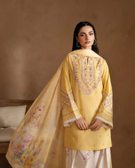 HAJRA EMBROIDERY 3PC (FARSHI) - Stylosefashion