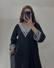 WARDA EMB 2pc - Stylosefashion