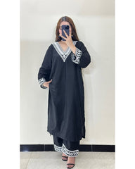 WARDA EMB 2pc - Stylosefashion