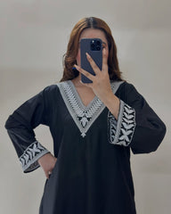 WARDA EMB 2pc - Stylosefashion