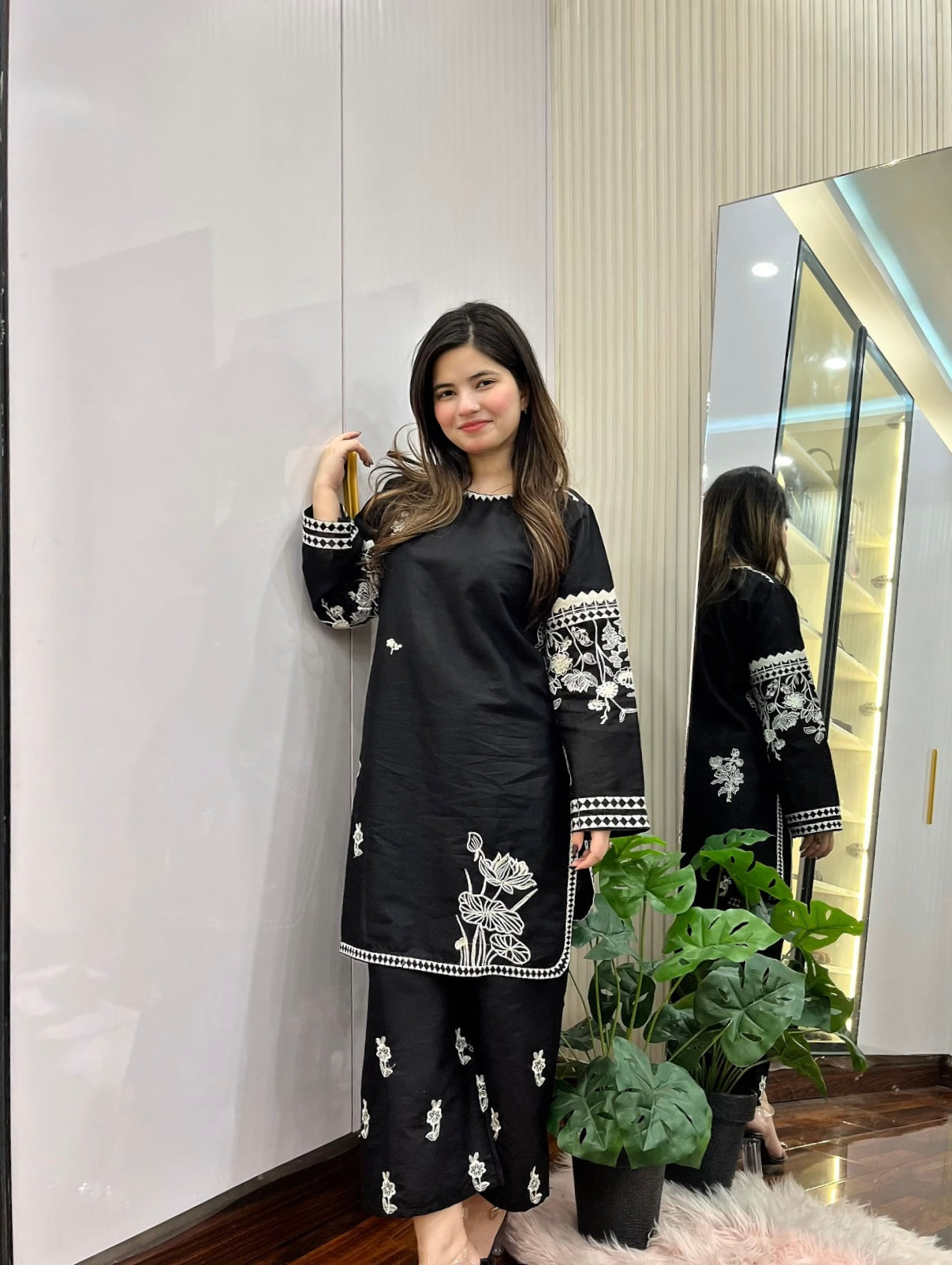 ZAIB LUXURY CO-ORD SET - Stylosefashion