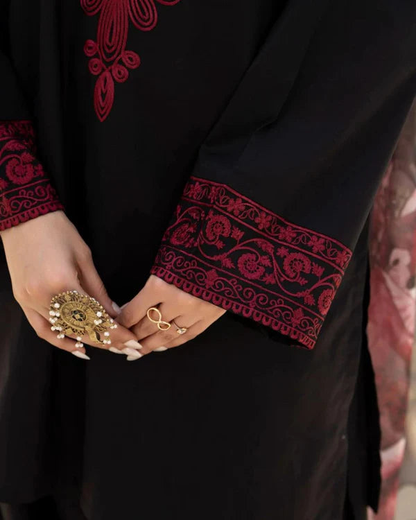 ZAROON LAWN 3PC ( FARSHI SHALWAR ) - Stylosefashion