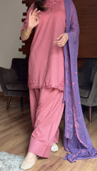 AIRA 3PC ( FARSHI SHALWAR ) - Stylosefashion