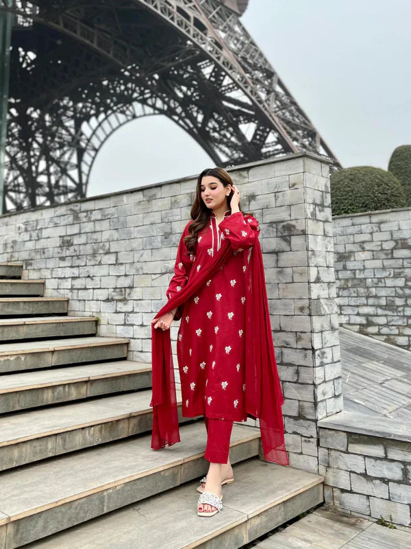 LILLY EMB 3Pc - Stylosefashion