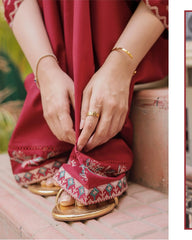 NISHA LAWN EMB CORD SETS ( FARSHI SHALWAR) - Stylosefashion