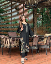 LIA LAWN EMB CUTWORK 2PC - Stylosefashion