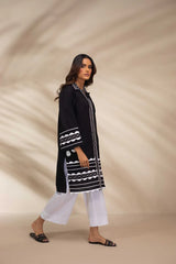 MONOCHROM LAWN CORD SET - Stylosefashion