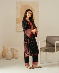 AJAL EMBROIDED 3PC - Stylosefashion
