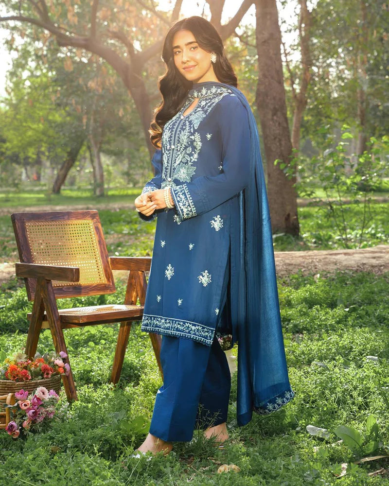 RAMAN 3PC ( FARSHI SHALWAR ) - Stylosefashion