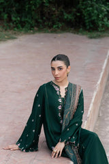 ZIVA GREEN CO-ORD SET - Stylosefashion