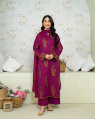 Amber Embroidery 3pc - Stylosefashion
