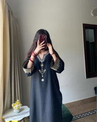 BLACK IRIS LONG LENGHT 2PC - Stylosefashion