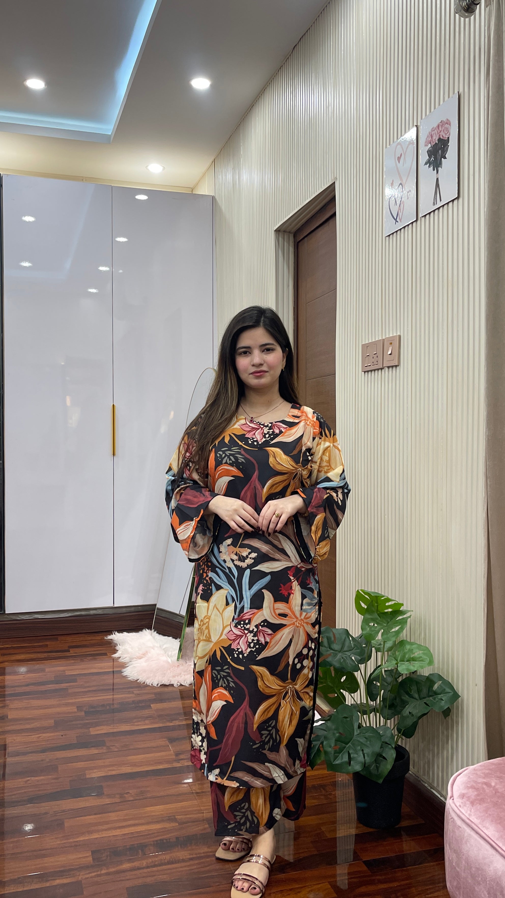 Floral Print Co-Ord Set - Stylosefashion