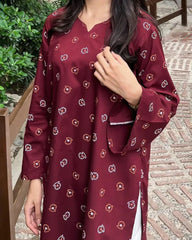 LAAL PARI CORD SET ( FARSHI SHALWAR ) - Stylosefashion