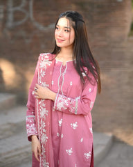 NAZNEEN EMBROIDERY 3PC - Stylosefashion