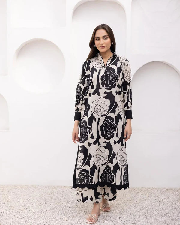 NOVINA LAWN CORD SET - Stylosefashion