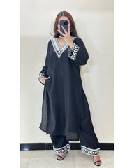 WARDA EMB 2pc - Stylosefashion