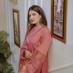 HORIYA LAWN CO-ORD SET - Stylosefashion