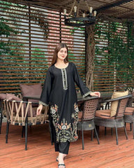 LIA LAWN EMB CUTWORK 2PC - Stylosefashion