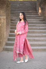 NAZNEEN EMBROIDERY 3PC - Stylosefashion
